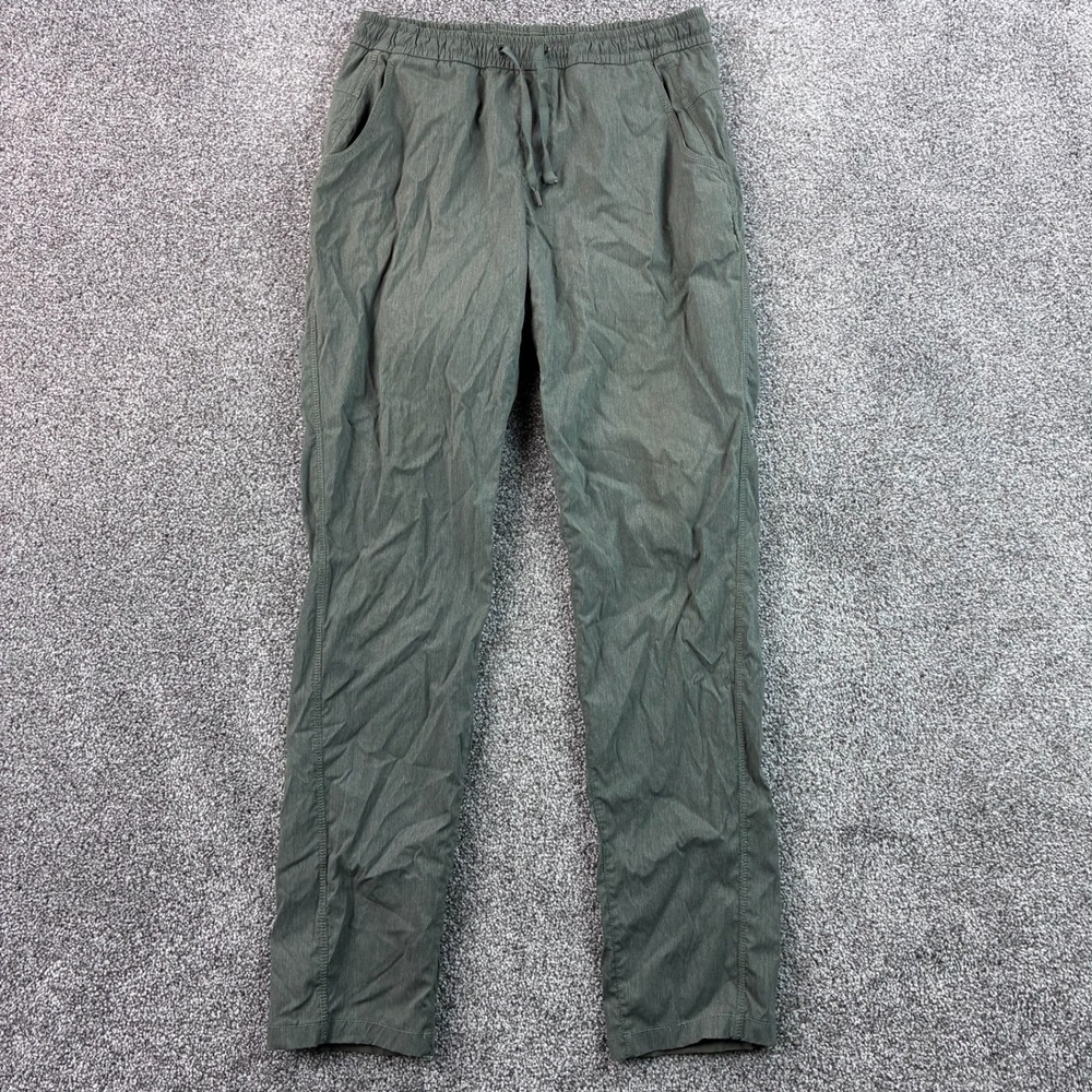 Eddie Bauer Travex Jogger Pants Women's 6 Tall‎ Olive Green Drawstring Waist